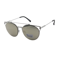 High Quality Fashion Custom Protection Double Bridge UV400 Polarized Metal Sunglasses